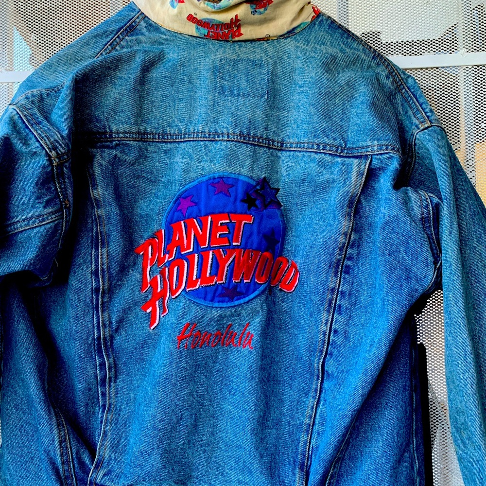 Men's large planet Hollywood "Honolulu" Demi. Jacket